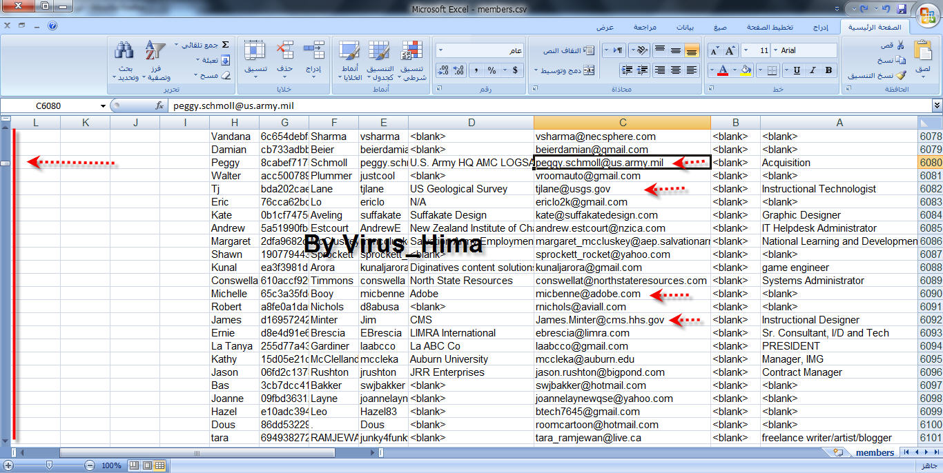 Adobe leaked password list